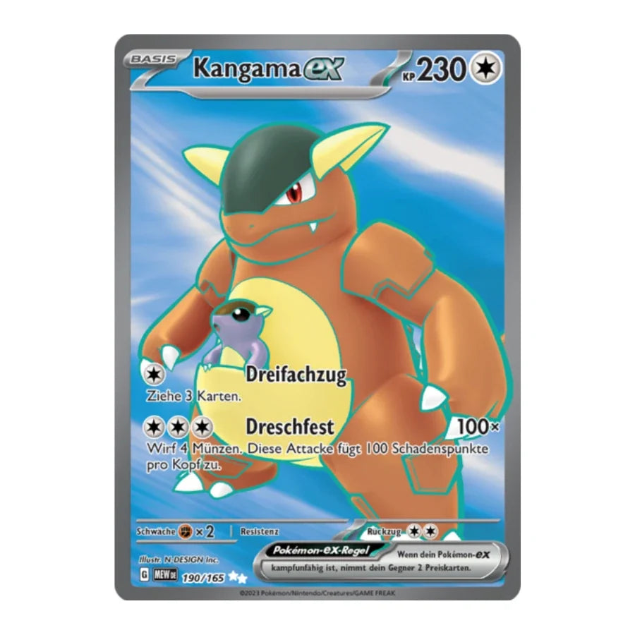 Kangama ex Full Art Deutsch 190/165 Karmesin & Purpur 151