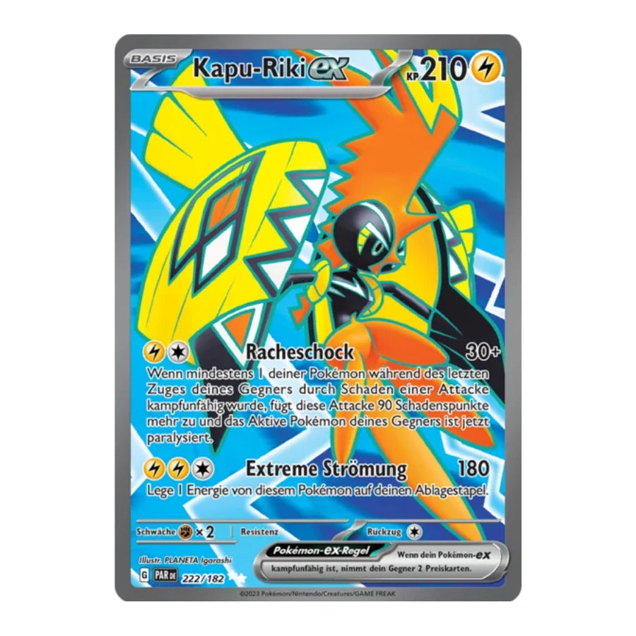 Kapu-Riki ex Full Art Deutsch 222/182 Paradox Rift