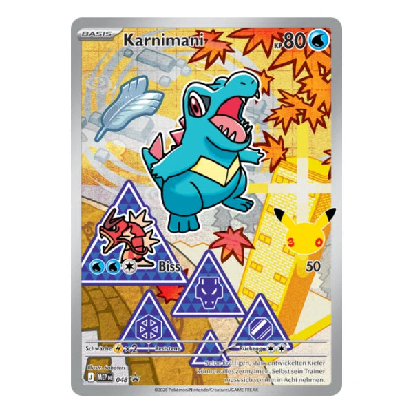 Karnimani IR MEP DE 048 Pokemon Mega-Entwicklung Black Star Promo 