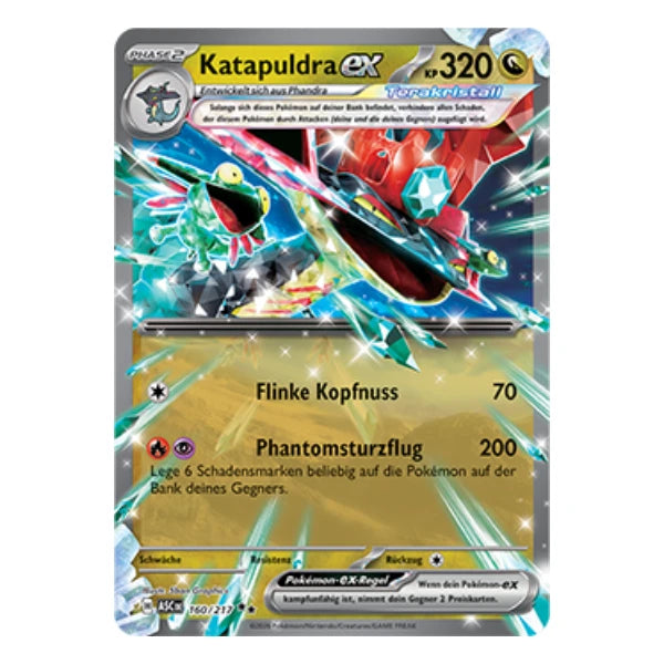 Katapuldra ex 160/217 Pokemon Erhabene Helden
