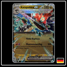 Katapuldra ex 160/217 Pokemon Erhabene Helden