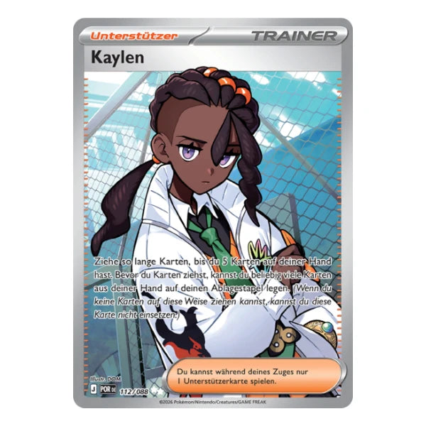 Kaylen FA 112/088 Pokemon Optimale Ordnung 