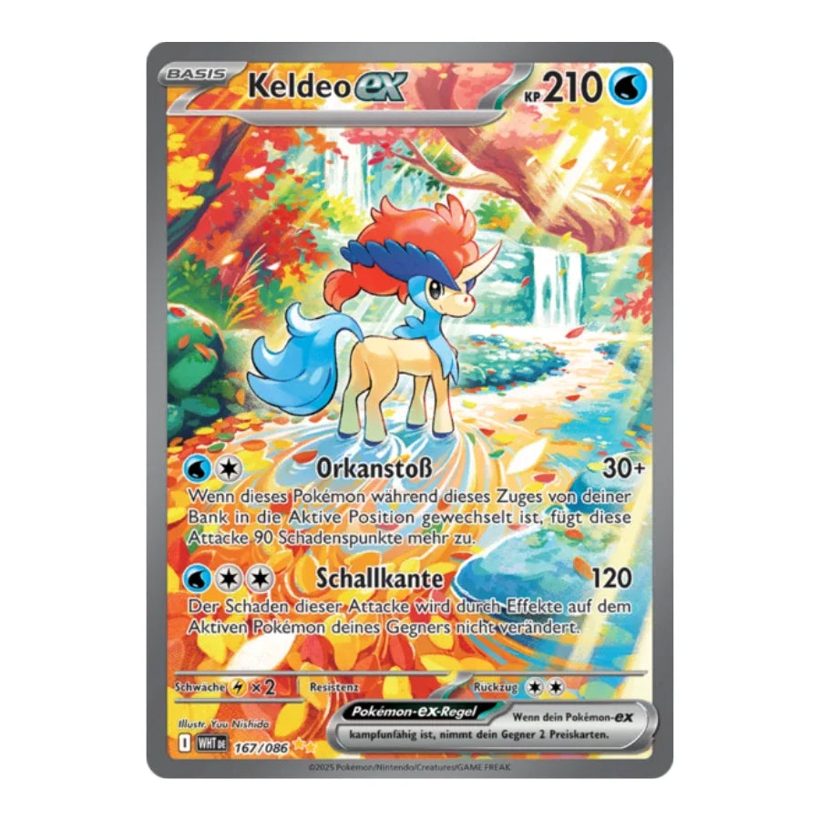 Keldeo ex SIR 167/086 Weisse Flammen
