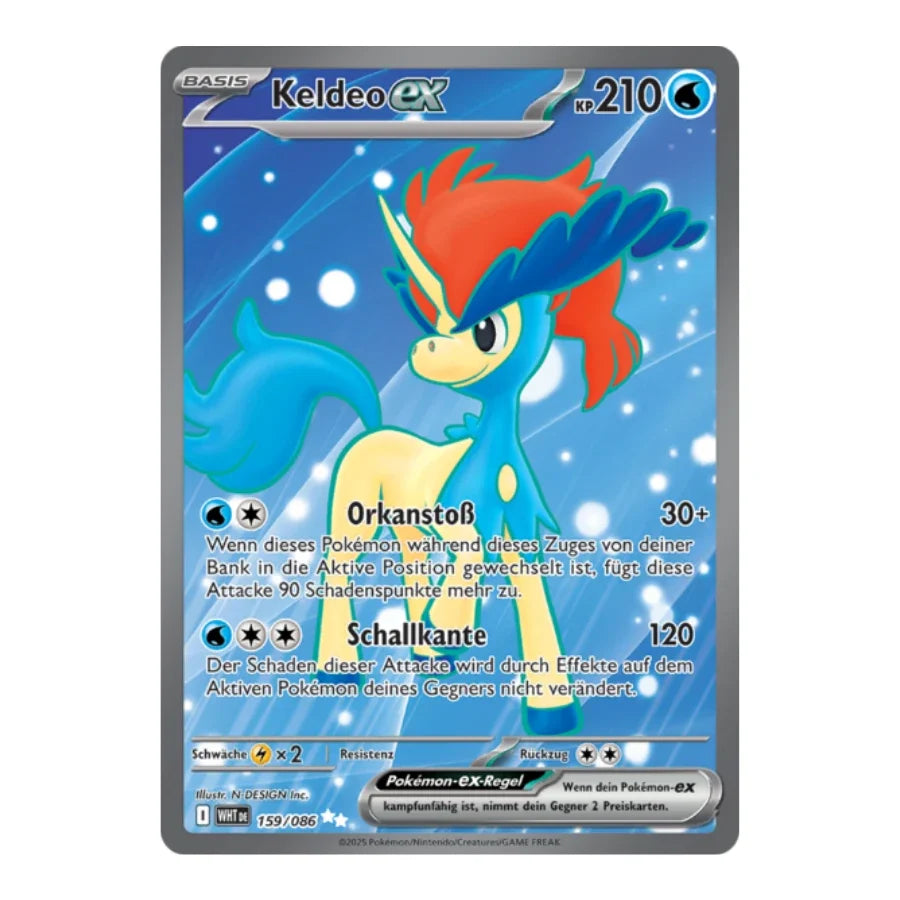 Keldeo ex UR 159/086 Weisse Flammen
