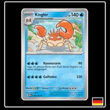 Kingler 099/165 aus dem Pokemon Set Karmesin & Purpur 151 