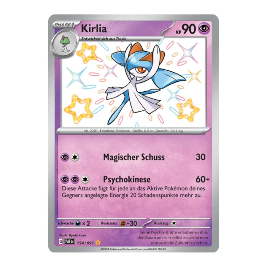 Kirlia Shiny 154/091 Paldeas Schicksale