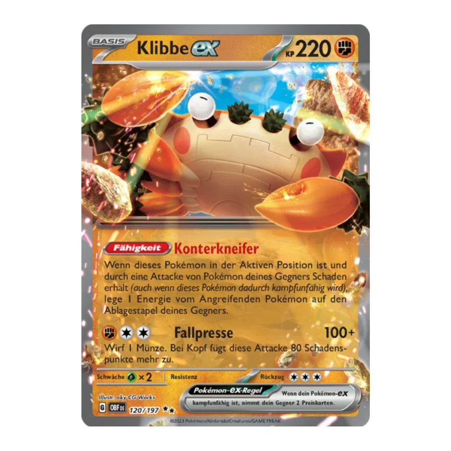 Klibbe ex Deutsch 120/197 Obsidian Flammen