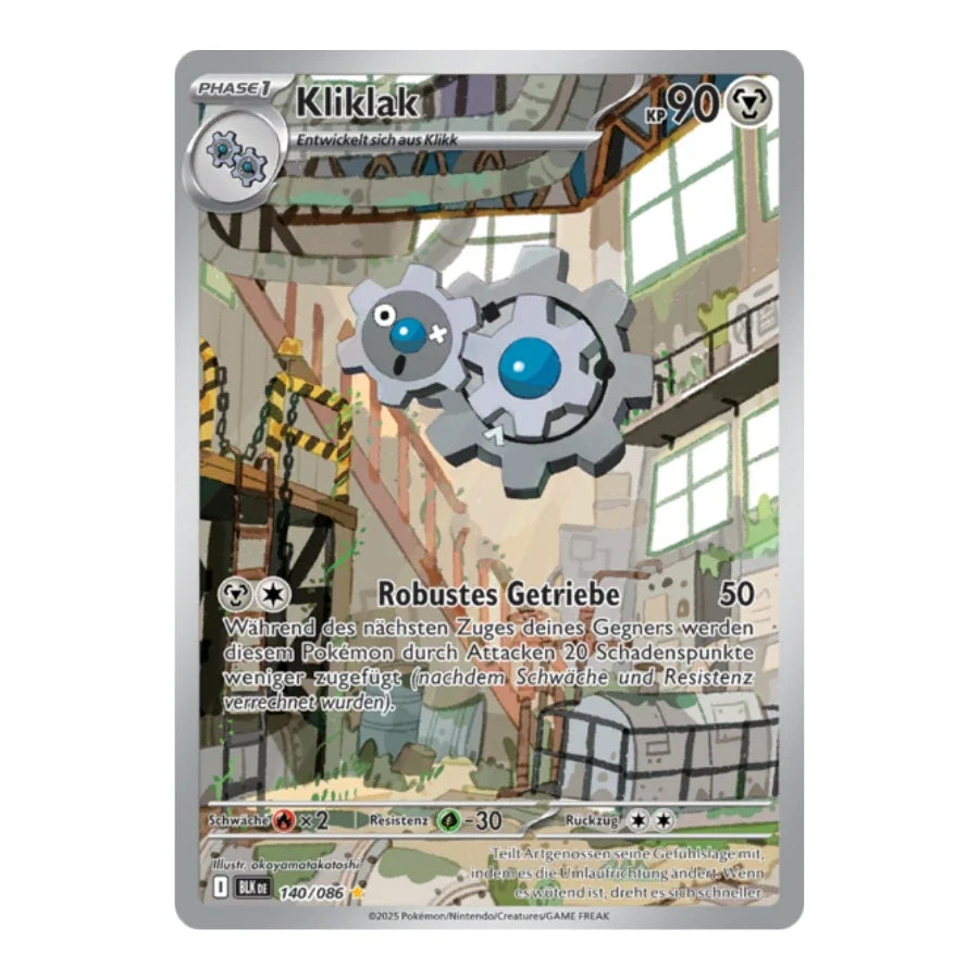 Kliklak IR 140/086 Schwarze Blitze