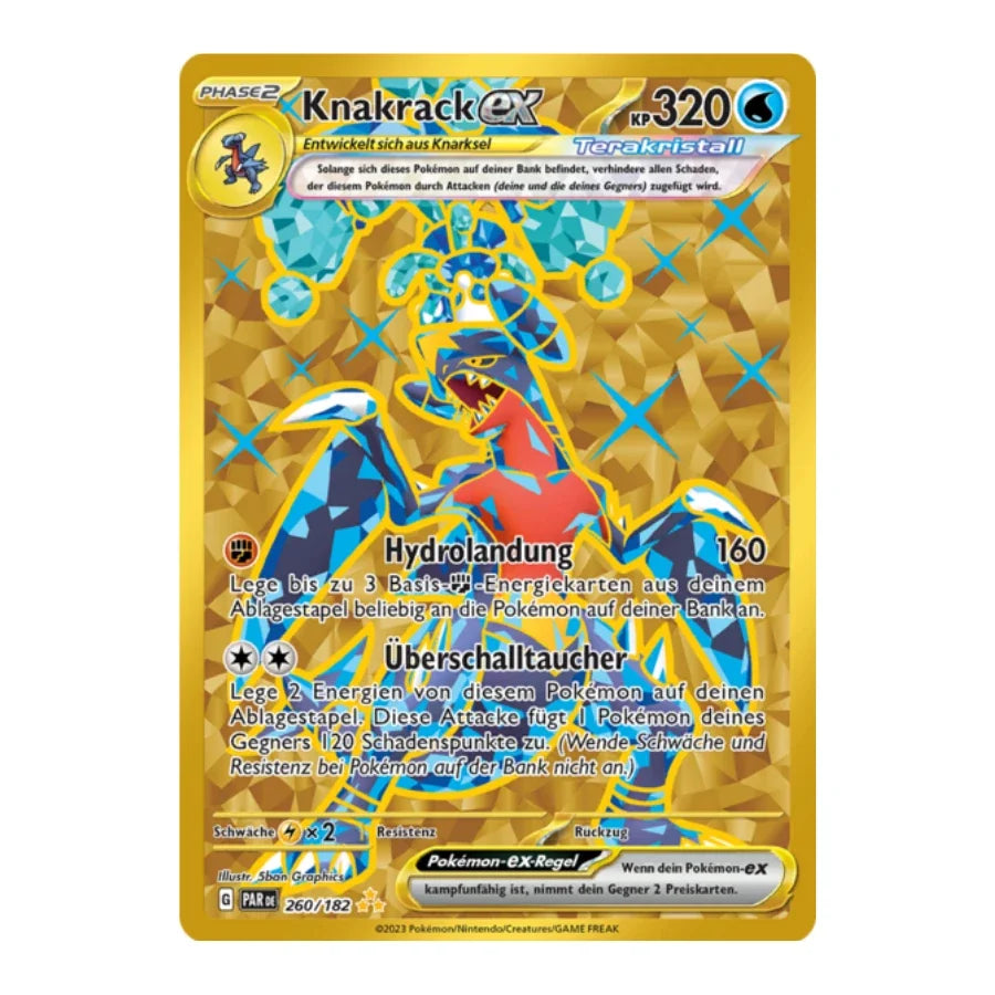 Knakrack ex Hyper Rare Deutsch 260/182 Paradox Rift
