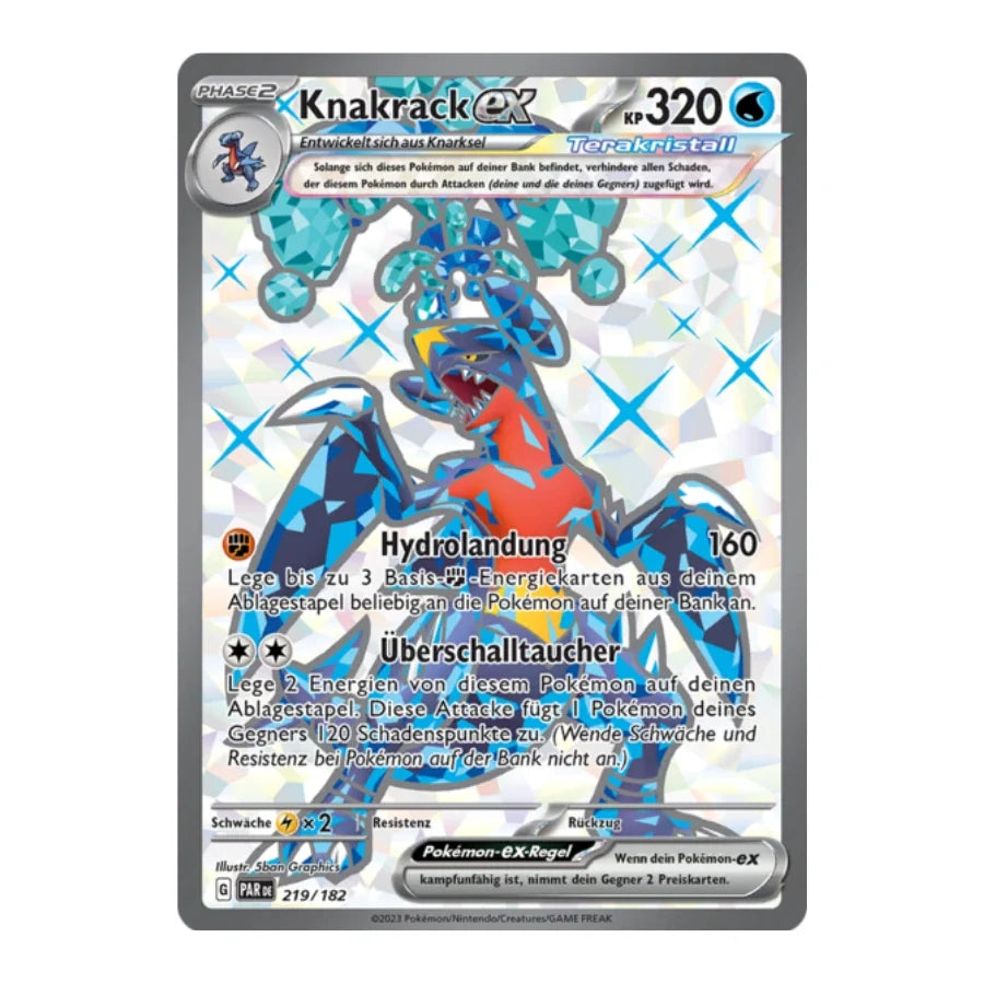 Knakrack ex Tera Full Art Deutsch 219/182 Paradox Rift