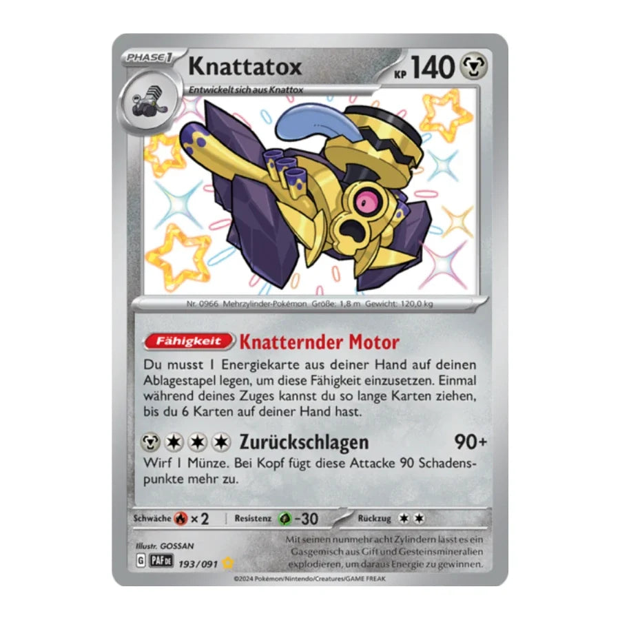Knattatox Shiny 193/091 Paldeas Schicksale