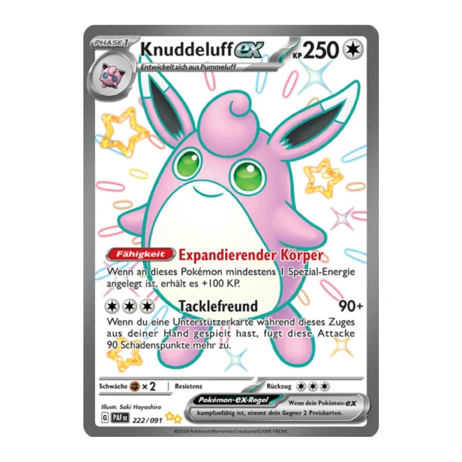 Knuddeluff ex Shiny UR 222/091 Paldeas Schicksale
