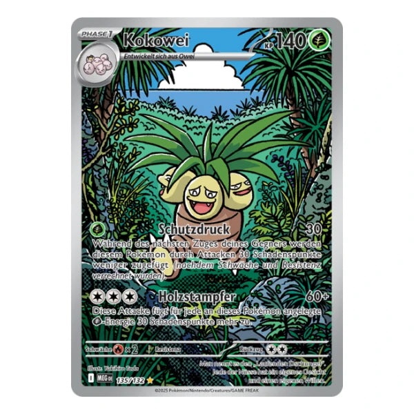 Kokowei IR 135/132 Pokemon Mega Entwicklung