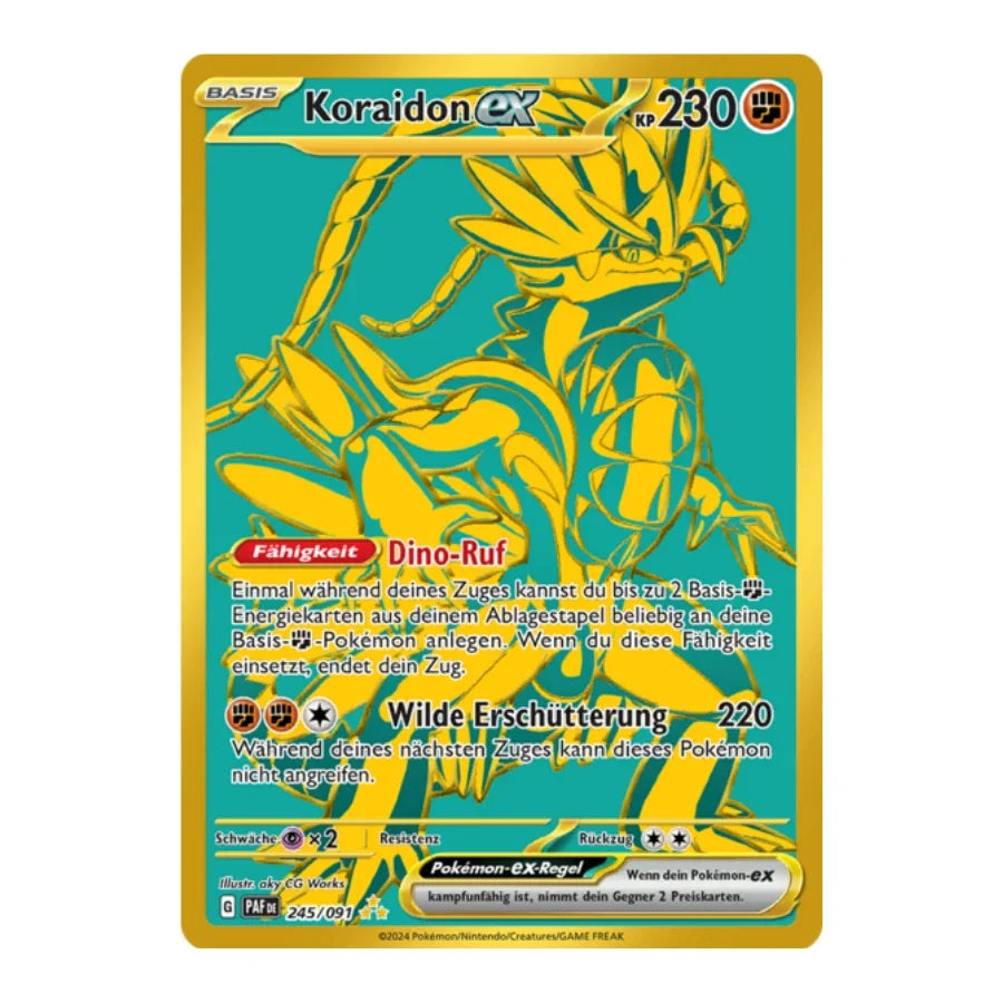 Koraidon ex SR 245/091 Paldeas Schicksale