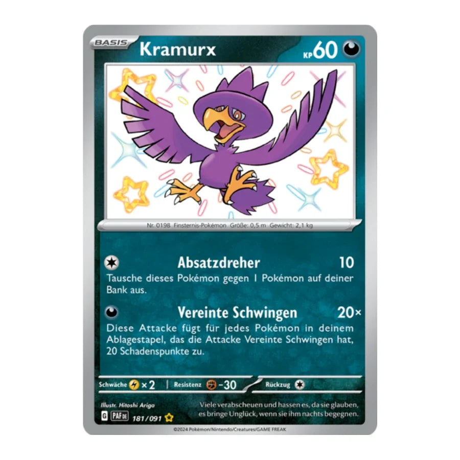 Kramurx Shiny 181/091 Paldeas Schicksale