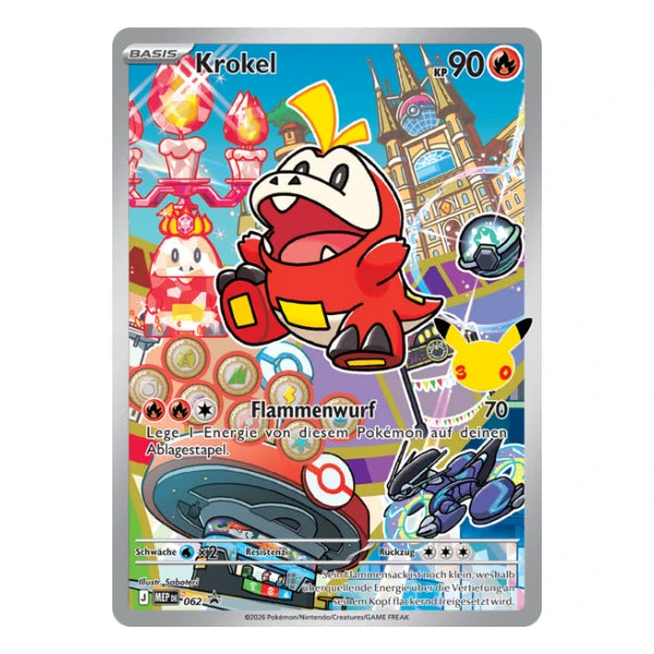 Krokel IR MEP DE 062 Pokemon Mega-Entwicklung Black Star Promo