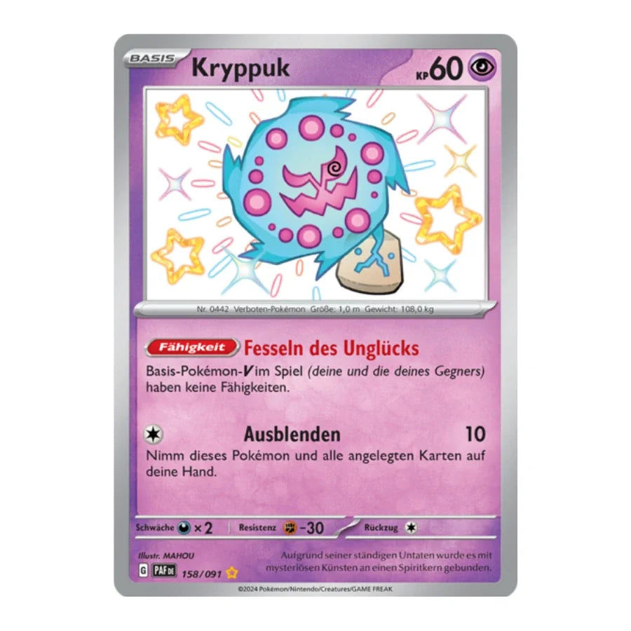Kryppuk Shiny 158/091 Paldeas Schicksale