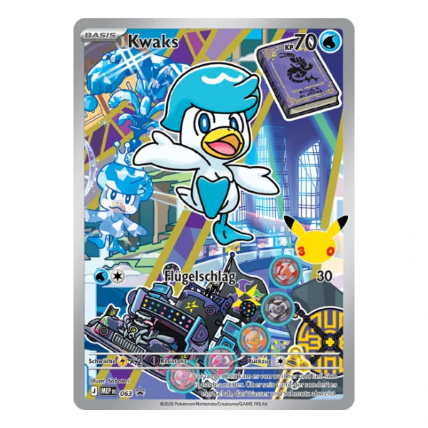 Kwaks IR MEP DE 063 Pokemon Mega-Entwicklung Black Star Promo 