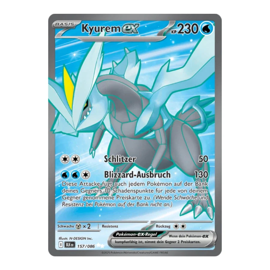 Kyurem ex UR 157/086 Schwarze Blitze