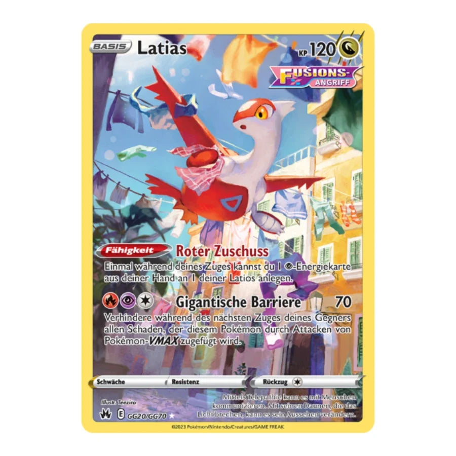 Latias IR GG20/GG70 Zenit der Könige