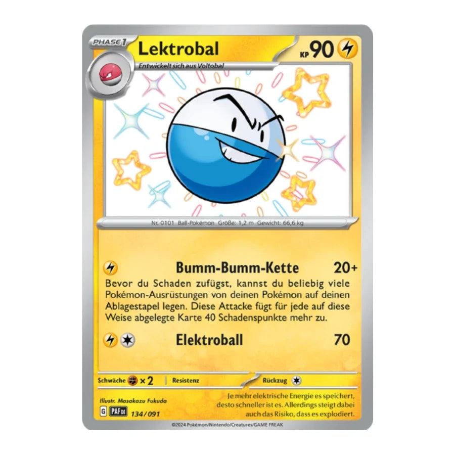 Lektrobal Shiny 134/091 Paldeas Schicksale