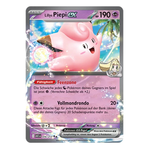 Lillys Piepi ex 076/217 Pokemon Erhabene Helden