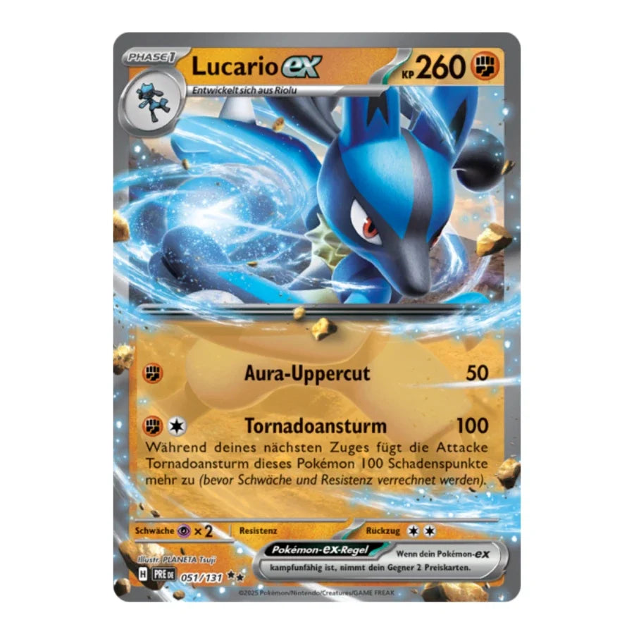 Lucario ex 051/131 Prismatische Entwicklungen