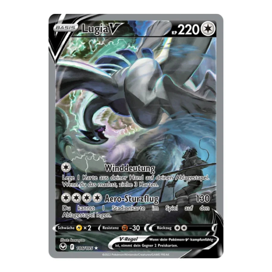 Lugia V SIR 186/195 Silberne Sturmwinde