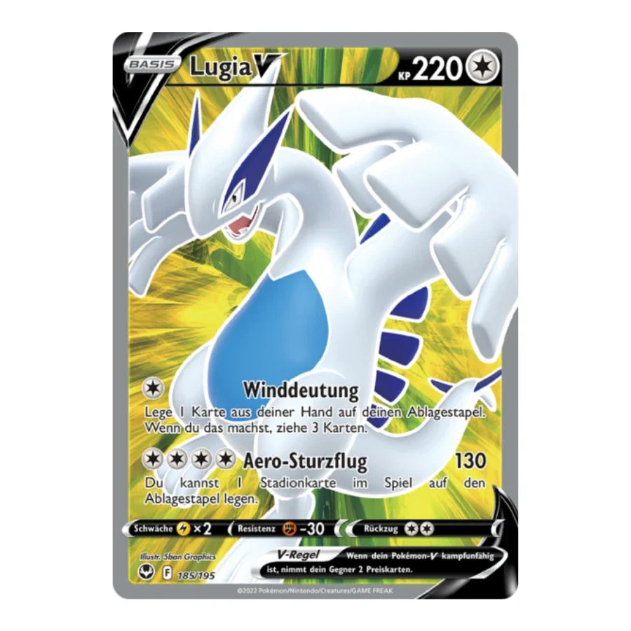 Lugia V UR 185/195 Silberne Sturmwinde