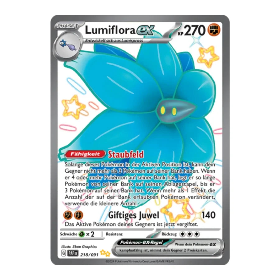 Lumiflora ex Shiny UR 218/091 Paldeas Schicksale