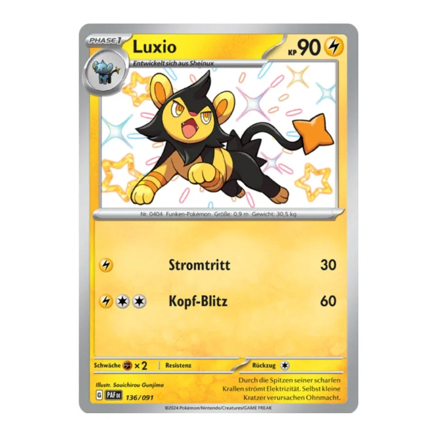 Luxio Shiny 136/091 Paldeas Schicksale