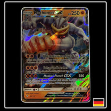 Machomei GX 64/147 Pokemon Nacht im Flammen