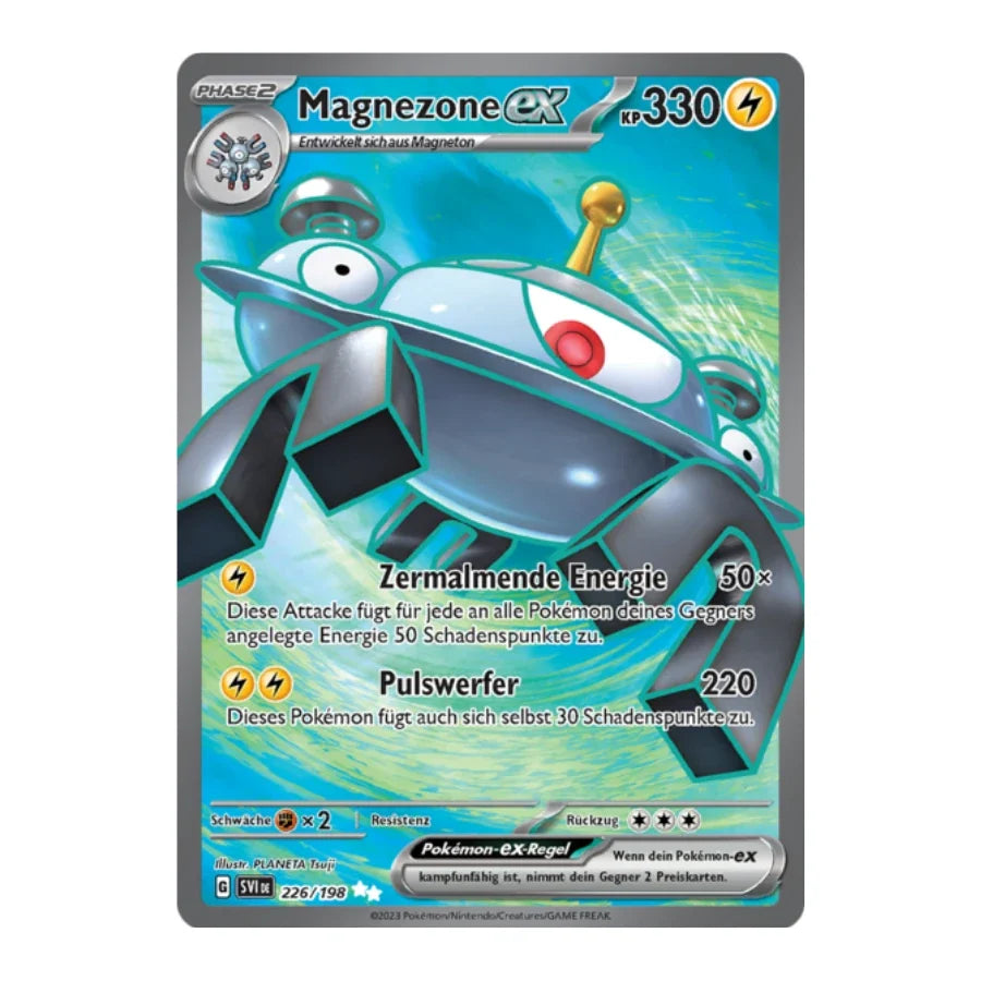 Magnezone ex Full Art Deutsch 226/198 Karmesin & Purpur