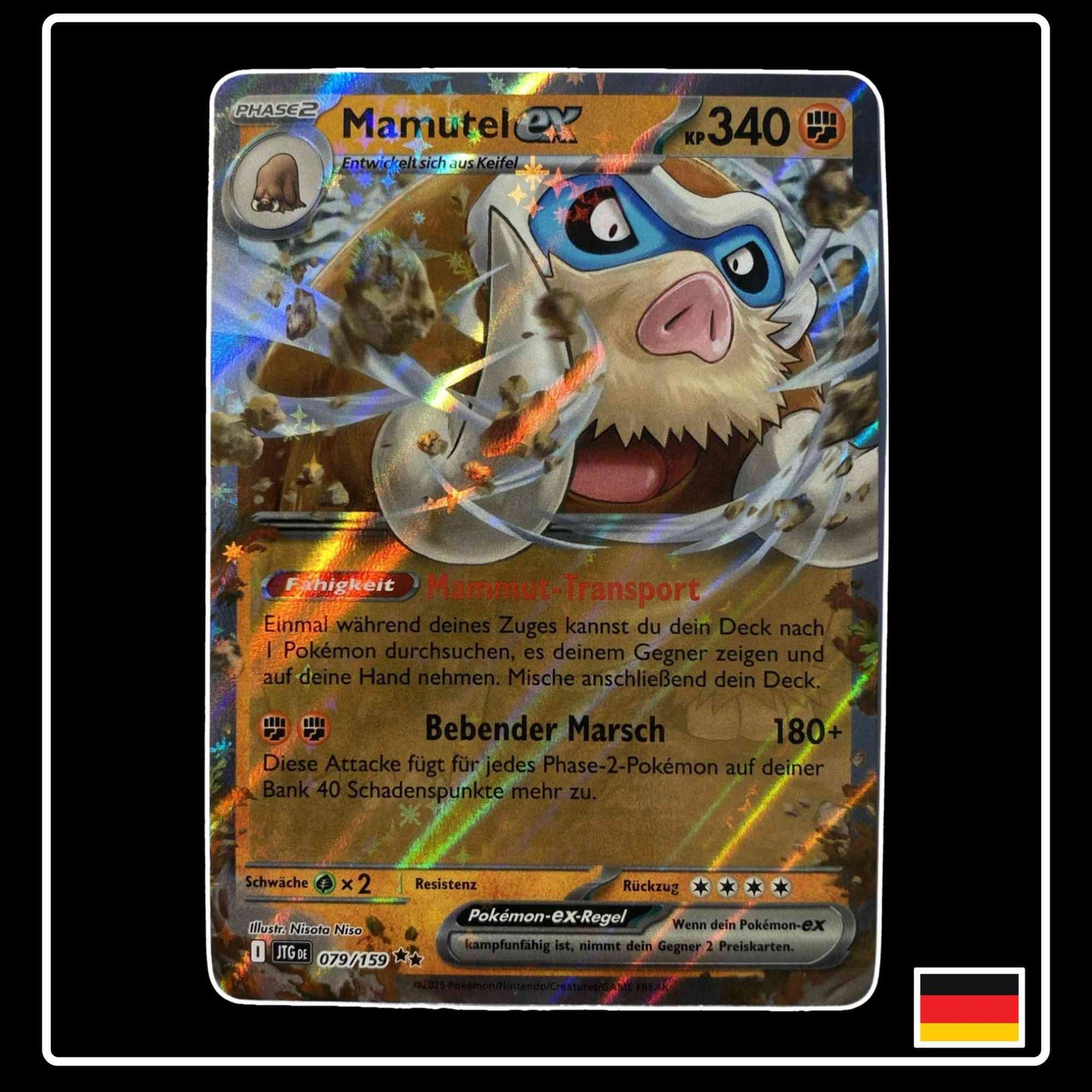 Mamutel ex 079/159 Pokemon Reisegefährten