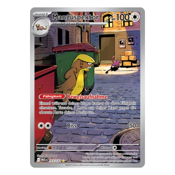 Manguspektor IR 153/132 Pokemon Mega Entwicklung