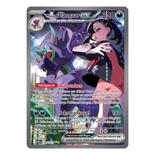 Marys Olangaar ex SIR 287/217 Pokemon Erhabene Helden