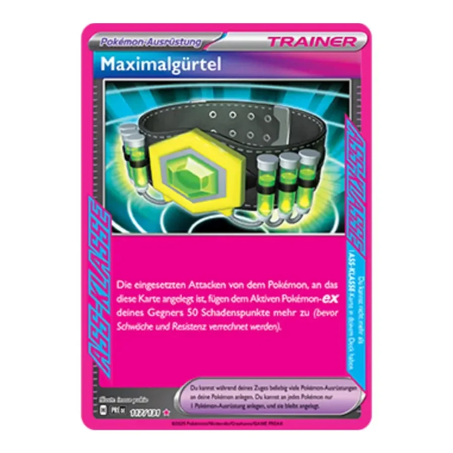 Maximalgürtel ASS 117/131 Prismatische Entwicklungen