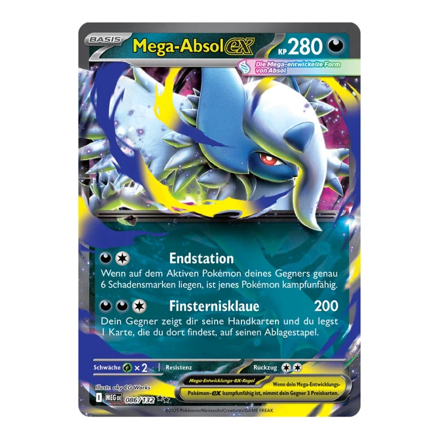 Mega Absol ex 086/132 Mega Entwicklung