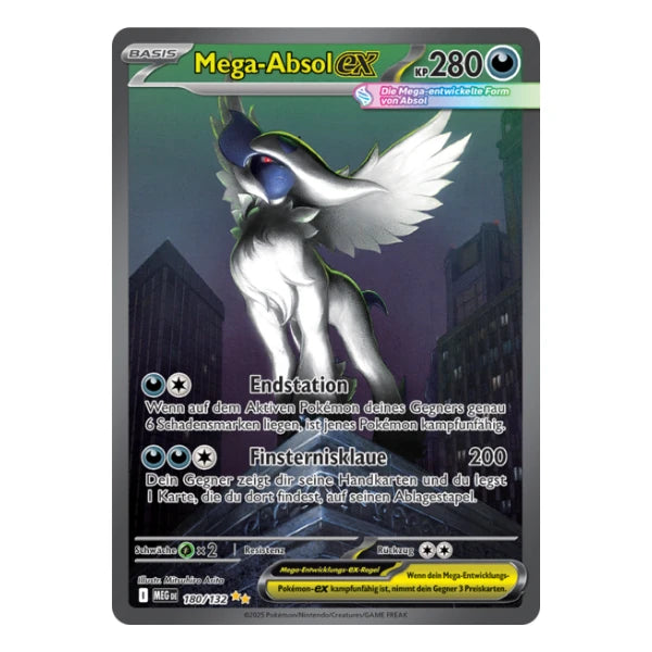 Mega Absol ex SIR 180/132 Pokemon Mega Entwicklung