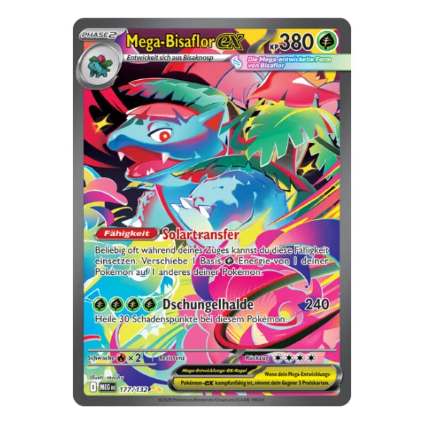 Mega Bisaflor ex SIR 177/132 Pokemon Mega Entwicklung