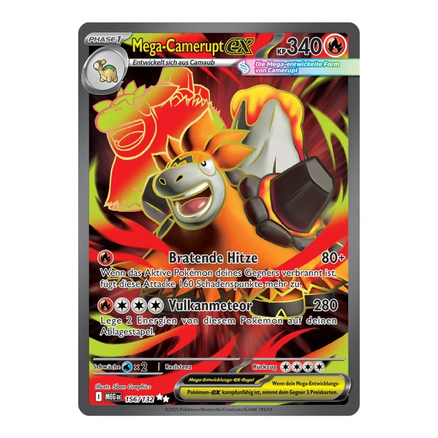Mega Camerupt ex UR 156/132 Mega Entwicklung