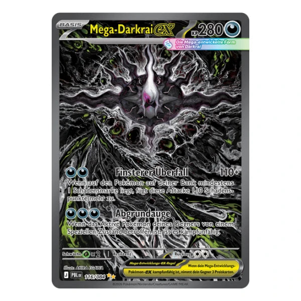 Mega-Darkrai ex SIR 116/084 Pokemon Dunkelnacht