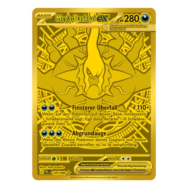 Mega-Darkrai ex SR 120/084 Pokemon Dunkelnacht