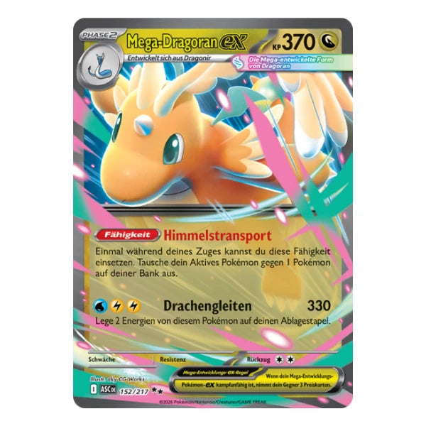Mega-Dragoran ex 152/217 Pokemon Erhabene Helden
