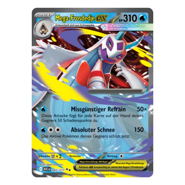 Mega-Frosdedje ex 047/217 Pokemon Erhabene Helden