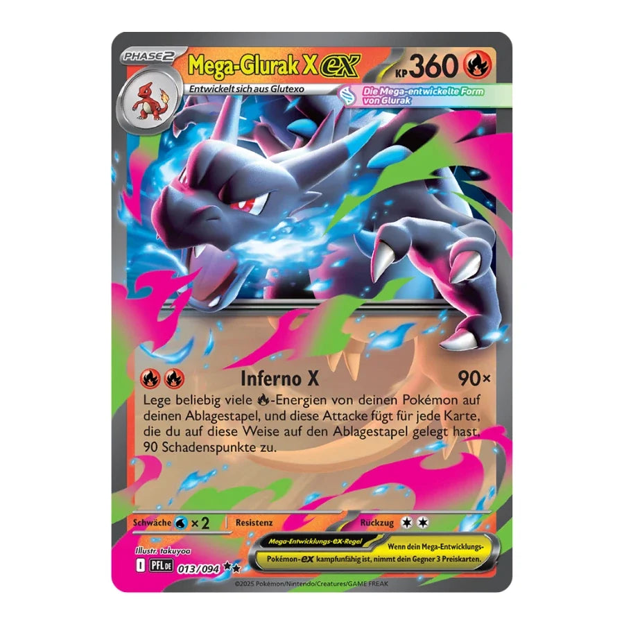 Mega-Glurak X ex 013/094 Fatale Flammen