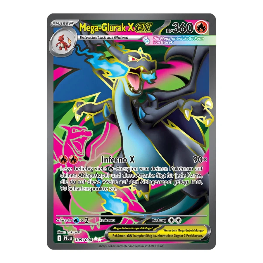 Mega-Glurak X ex UR 109/094 Fatale Flammen
