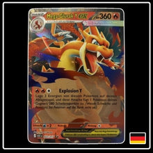 Mega-Glurak Y ex 022/217 Pokemon Erhabene Helden