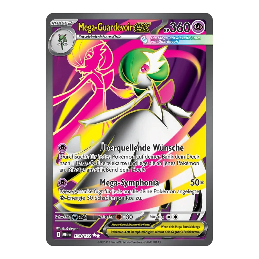 Mega Guardevoir ex UR 159/132 Mega Entwicklung