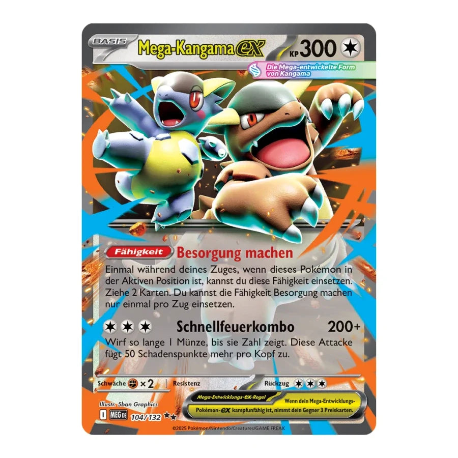 Mega Kangama ex 104/132 Mega Entwicklung